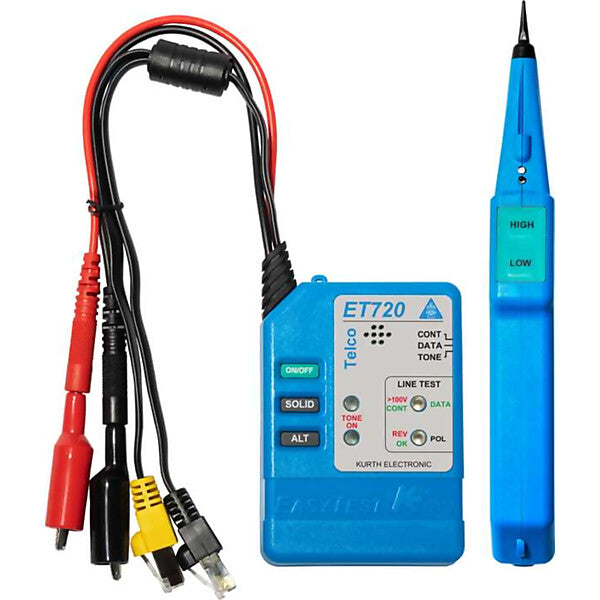 Kurth Telco-Leitungssucher Kit Easytest720/Probe410 KE701